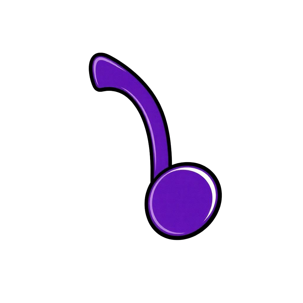 Muzieknoot als icoon voor de QuizzHit muziekquiz